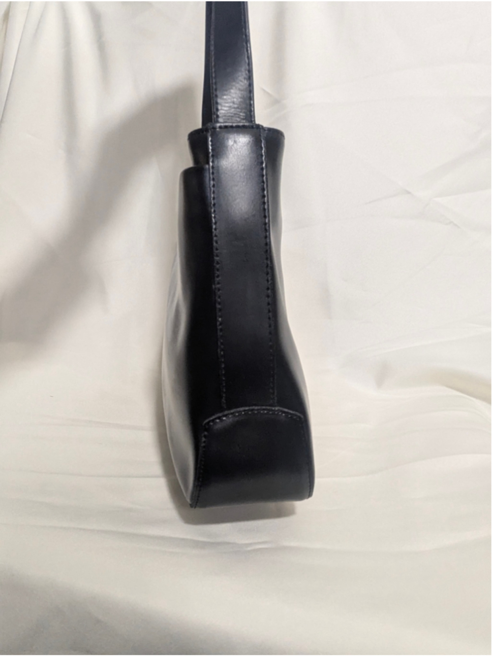 SOLANO PARIS NWT Black Genuine Leather Shoulder Bag One Size - Picture 6 of 16